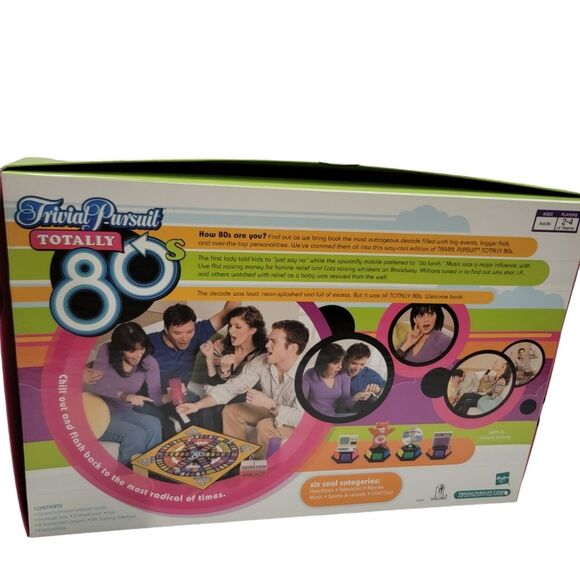 TRIVIAL PURSUIT Totally 80s Parker Brothers Board Game - Picture 3 of 5
